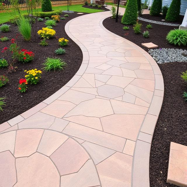 Decorative Concrete Walkway — Batavia, IL